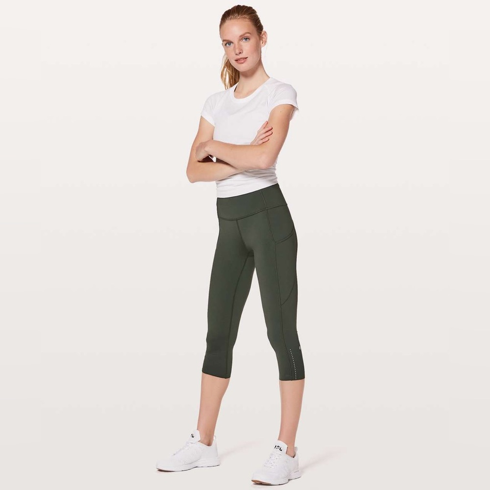 LULULEMON FAST AND FREE CROP 21”